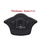 1 pár cipő sarokbetét szivacs vastag kopásgátló párna bélés női és férfi lélegző Achilles kezelésére és sarokhólyag megelőzésére, fekete