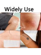 Vízálló zuhanygipsz tekercs (15 cm x 2 m) - Tetoválás bőrvédő párna, illatmentes hidratáló zokni úszáshoz, sporthoz és zuhanyozáshoz, bőrbarát védelem és kényelem