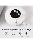 Körömvágó és polírozó LED-es fénnyel, lítium-ion akkumulátorral, otthoni szalonminőségű körömápoláshoz