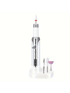   Professzionális Hordozható Elektromos Körömfúrógép – Többfunkciós Manikűr és Körömpolírozó Gép Formázáshoz és Zselés Köröm Eltávolításához