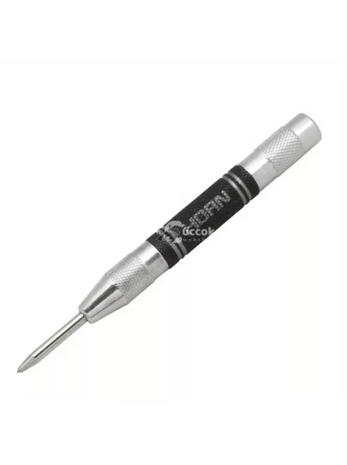 1 db szuper erős, ötvözet, volfrámacél hegyű automata centrális lyukasztó – állítható rugós fém fúrószerszám famegmunkáláshoz és precíz jelöléshez