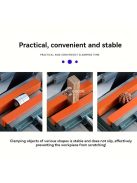 2 részes nejlon satupofa, mágneses satuvédők texturált felülettel a jobb tapadásért, műhelyi és barkácsprojektekhez