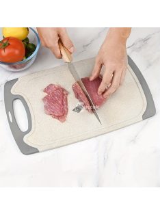   3db csúszásgátló műanyag vágódeszka készlet – biztonságos konyhai használatra