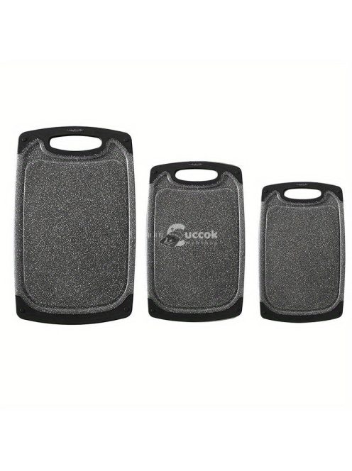 3db csúszásgátló műanyag vágódeszka készlet – biztonságos konyhai használatra