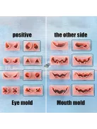10 darabos Halloween Tök Alakú Rozsdamentes Acél Süteményszaggató Készlet Sütéshez és Dekoráláshoz