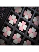 55 lyukú 3D mini szív szilikon jégkocka és csokoládé fondant forma, tészta zselé keksz sütő és torta díszítő eszközök