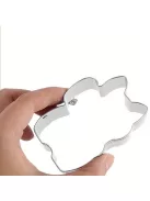 9 darabos cica alakú süti és keksz szaggató készlet, tészta formázó eszközök