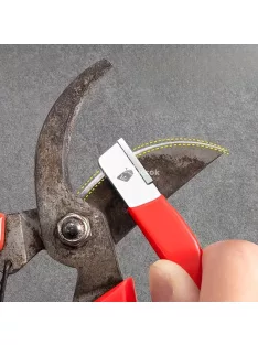   Professzionális kézi konyhai késélező és kerti olló élező csúszásmentes fogantyúval, tartós műanyagból, elektromosság nélkül működtethető