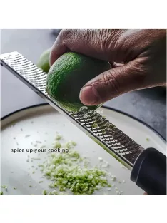  Multifunkciós rozsdamentes acél reszelő - Kézi citrom-, sajt-, gyömbérreszelő és konyhai eszköz zöldségekhez és fokhagymához