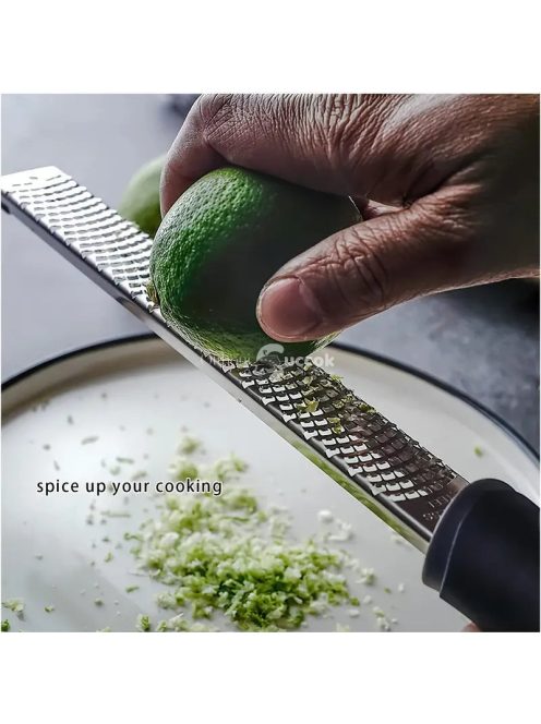 Multifunkciós rozsdamentes acél reszelő - Kézi citrom-, sajt-, gyömbérreszelő és konyhai eszköz zöldségekhez és fokhagymához