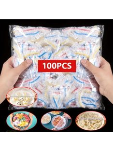   100 darab eldobható élelmiszerzáró tasak - frissen tartó zacskók élelmiszerek tárolásához