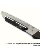 1/2db Professzionális Késélezési Útmutató - Véletlenszerű Szögvezető Fenőkőhöz, Fix Késélező Szerszámok Konyhai Használatra, Fekete