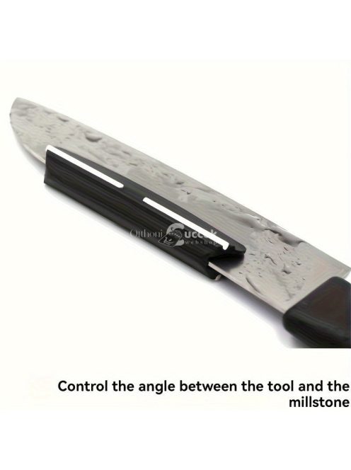 1/2db Professzionális Késélezési Útmutató - Véletlenszerű Szögvezető Fenőkőhöz, Fix Késélező Szerszámok Konyhai Használatra, Fekete