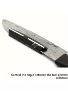 1/2db Professzionális Késélezési Útmutató - Véletlenszerű Szögvezető Fenőkőhöz, Fix Késélező Szerszámok Konyhai Használatra, Fekete