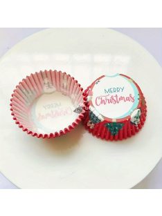   100 db ünnepi karácsonyi süteménypapír - Tökéletes az ünnepi finomságok sütéséhez és tálalásához