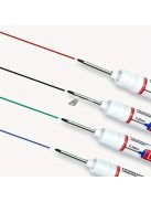 5db Mélylyuk Jelölők Toll Fekete - Precíziós Fúrás és Marás Jelölésére