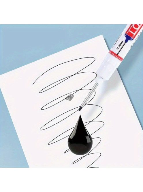 5db Mélylyuk Jelölők Toll Fekete - Precíziós Fúrás és Marás Jelölésére