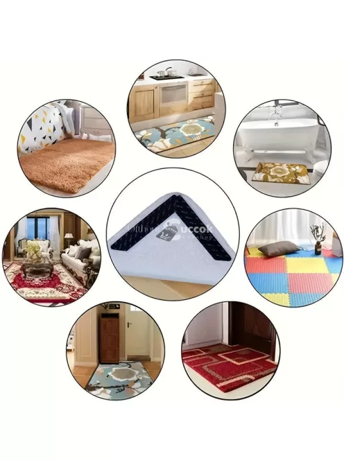 Csúszásgátló L alakú szőnyegtapasztó matricák padlóhoz