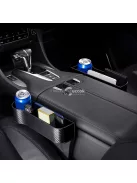 2db Prémium Fekete Autósülés Réskitöltő Pohártartóval Vezető és Utas Oldalra