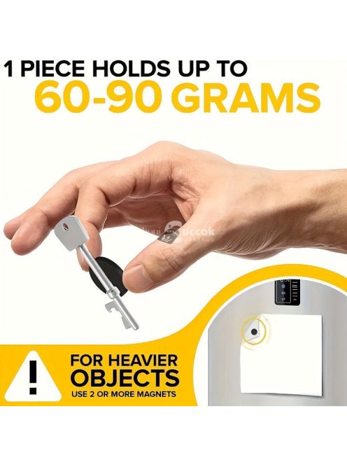 Mágneses ragasztó korongok fotók rögzítéséhez és kreatív kézműves projektekhez