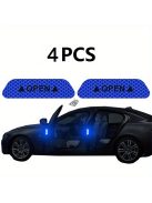 4 Db Zöld Autóajtóra Helyezhető Fényvisszaverő Matrica Szett Biztonsági Jelzéshez