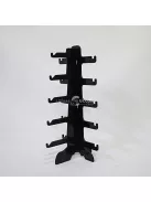 Stílusos fehér szemüvegtartó állvány többféle szemüveg tárolására