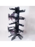 Stílusos fehér szemüvegtartó állvány többféle szemüveg tárolására