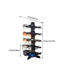  Stílusos fehér szemüvegtartó állvány többféle szemüveg tárolására