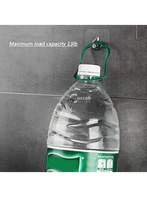 10 darabos bohém stílusú műanyag fali akasztó szett dekoratív tároláshoz