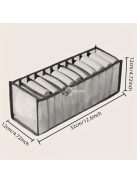 11 rekeszes fehérnemű rendező és tároló, fehér színben
