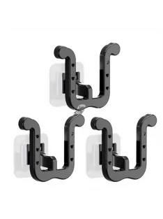   Falra szerelhető fehér papucstartó tároló, három rekesszel