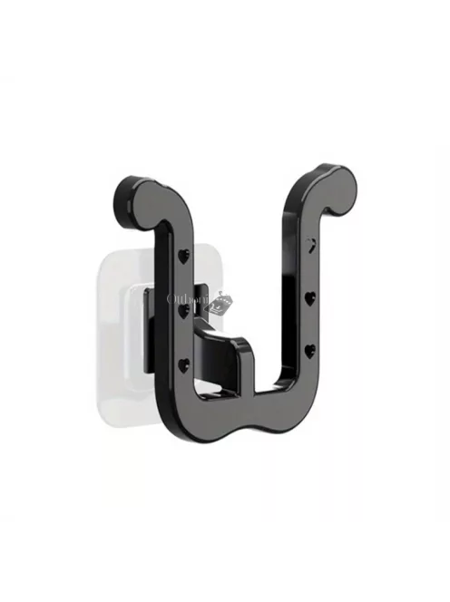 Falra szerelhető fehér papucstartó tároló, három rekesszel