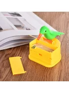 Aranyos madár alakú fogpiszkáló adagoló konyhai asztali dekorációhoz