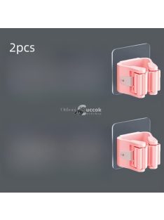   Könnyen Szerelhető Fehér Felmosó és Seprű Tartó, 4 Darabos Csomag