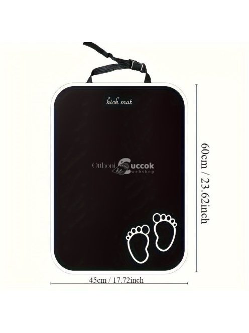 Autó első ülés háttámláját védő huzat - tartós és könnyen tisztítható autós ülésvédő kiegészítő