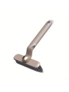 Multifunkciós 360°-ban forgatható tisztítókefe kemény sörtékkel padló- és csempefelületekhez