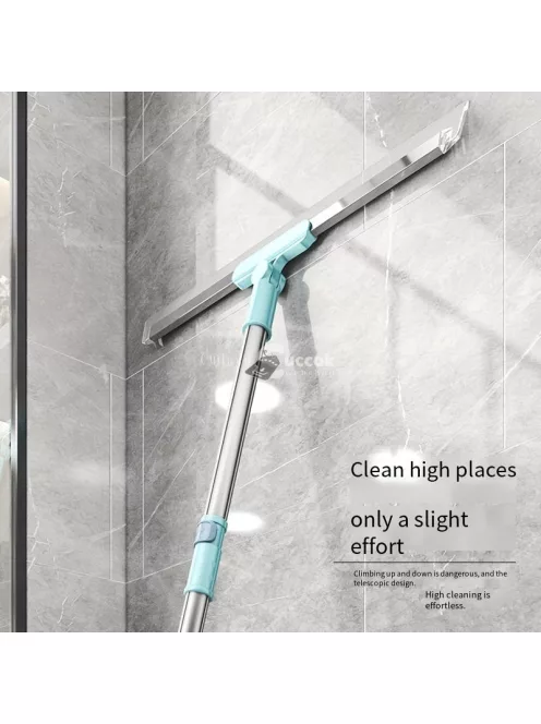 Mágikus Seprű, Kettős Kaparó Kialakítású Padló- és Ablaktisztító Eszköz