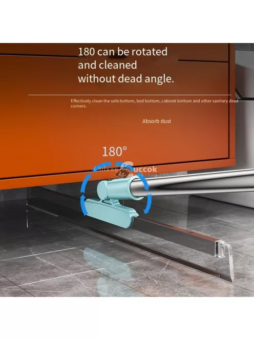 Mágikus Seprű, Kettős Kaparó Kialakítású Padló- és Ablaktisztító Eszköz