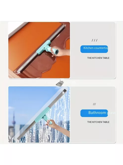 Mágikus Seprű, Kettős Kaparó Kialakítású Padló- és Ablaktisztító Eszköz