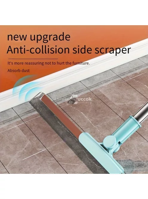 Mágikus Seprű, Kettős Kaparó Kialakítású Padló- és Ablaktisztító Eszköz