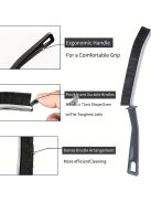 2db, hosszú nyelű réstisztító kefe, kemény sörtékkel, hatékony tisztításhoz