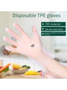 100db Eldobható Latex Kesztyű Higiéniai Használatra, 100db-S