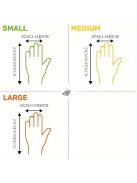 100db Eldobható Latex Kesztyű Higiéniai Használatra, 100db-S