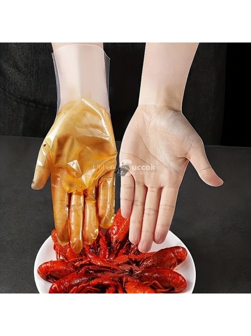 100db Eldobható Latex Kesztyű Higiéniai Használatra, 100db-S