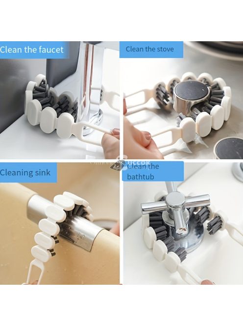 Rugalmas Réstisztító Kefe - Kemény Sörtéjű Takarítókefe Szűk Helyekhez