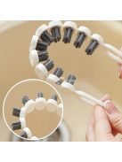 Rugalmas Réstisztító Kefe - Kemény Sörtéjű Takarítókefe Szűk Helyekhez