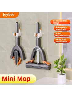   Joybos Kompakt Mini Felmosó Készlet 2 Cserélhető Szivacsfejjel, Könnyű Tisztításhoz
