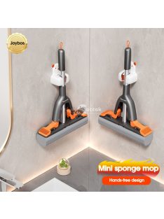   Joybos Kompakt Mini Felmosó Készlet 2 Cserélhető Szivacsfejjel, Könnyű Tisztításhoz