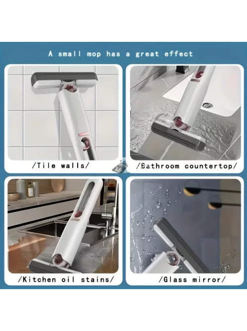 Mini felmosó, kézi szivacsos felmosó padlótisztításhoz