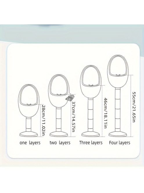 Állítható Otthoni Piszoár Kék Színű Férfiaknak és Gyerekeknek